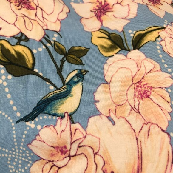 Womens Casual Blouses Loose Front Twist Knot Shirt Large - Picture 3 of 3